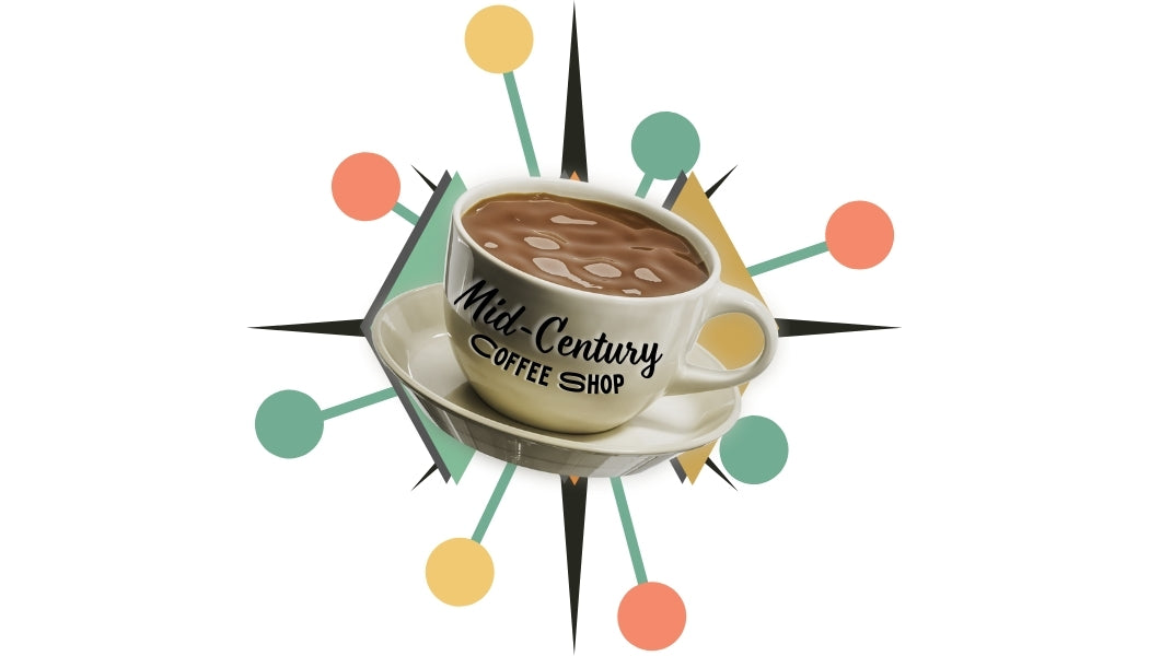 e-Gift Cards for Specialty Grade Premium Coffees Mid-Century Modern Coffee