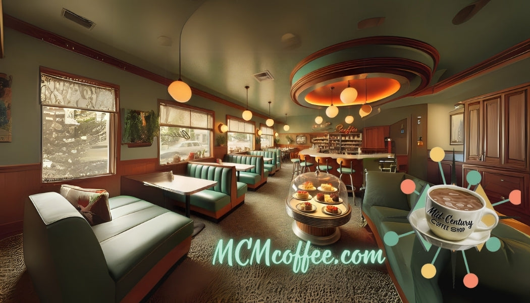 e-Gift Cards for Specialty Grade Premium Coffees Mid-Century Modern Coffee
