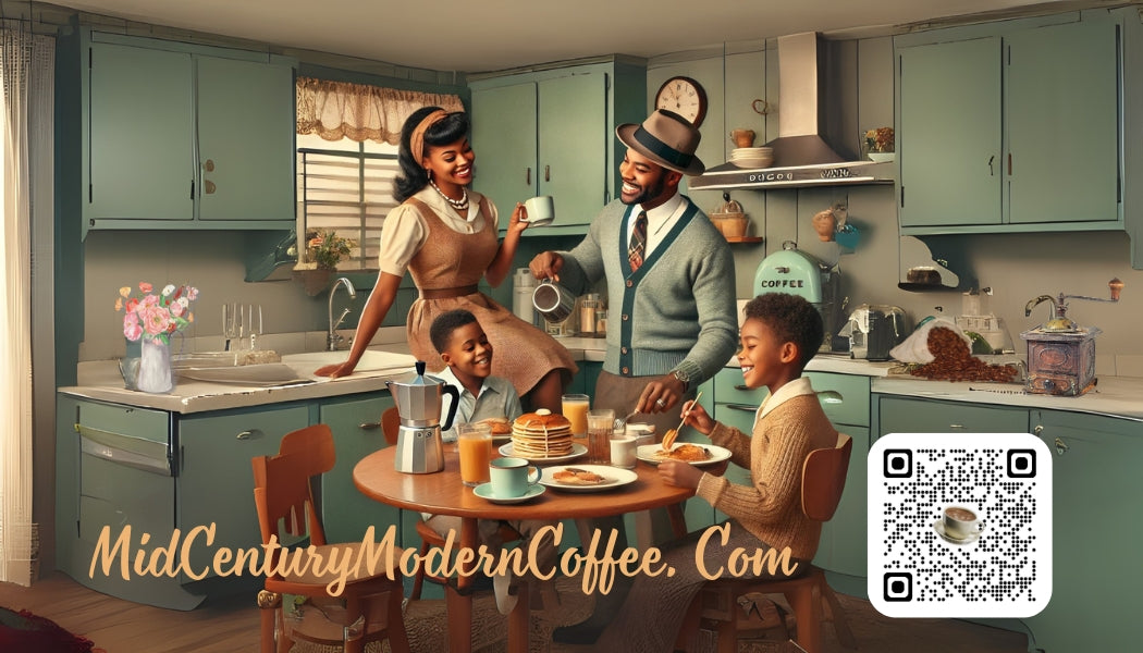 e-Gift Cards for Specialty Grade Premium Coffees Mid-Century Modern Coffee