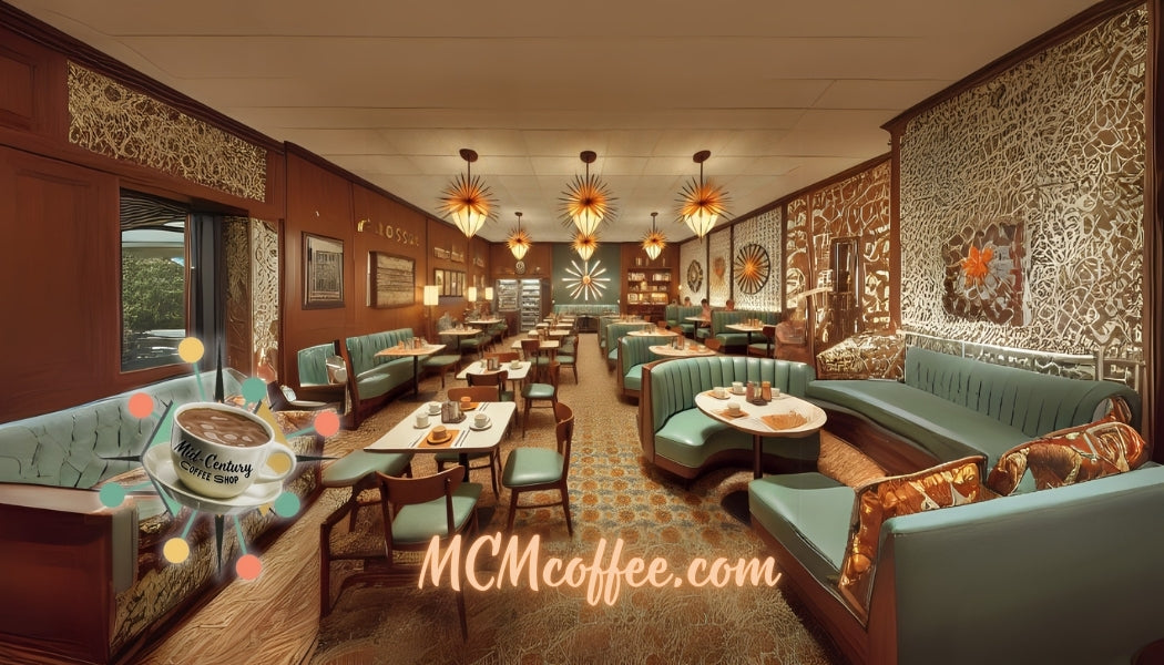 e-Gift Cards for Specialty Grade Premium Coffees Mid-Century Modern Coffee